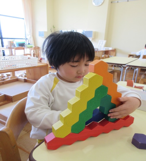 遊びのイメージを共有し何度も試しながらあそびを広げていく